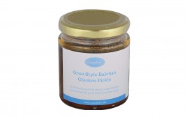 Eatelish Goan Style Balachao Chicken Pickle  Glass Jar  150 grams